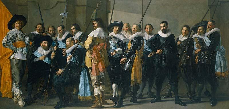 Frans Hals The company of Captain Reinier Reael and Lieutenant Cornelis Michielsz Spain oil painting art